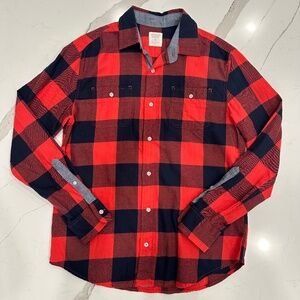 J.crew Crewcuts Boys' button-up flannel shirt size 14